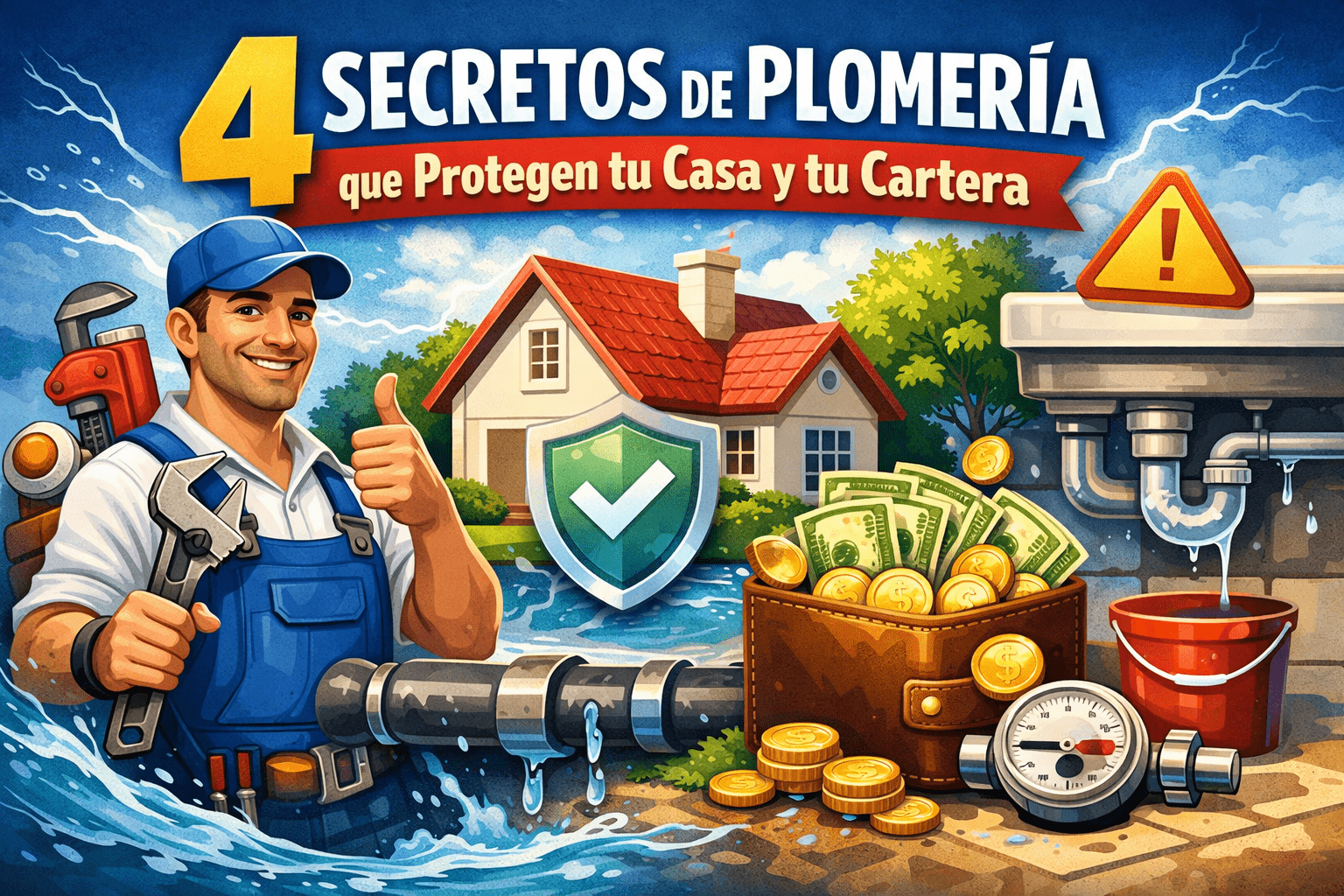 4 Secretos de Plomería que Protegen tu Casa y tu Cartera