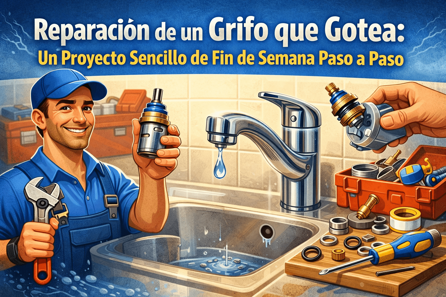 Reparación de un Grifo que Gotea: Un Proyecto Sencillo de Fin de Semana 3 Reparación de un Grifo que Gotea: Un Proyecto Sencillo de Fin de Semana