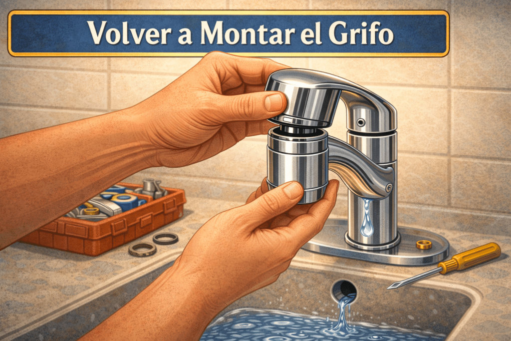 Volver a Montar el Grifo