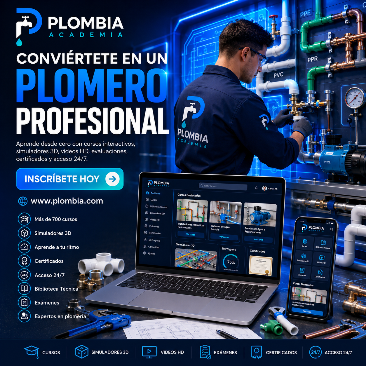 Aprende plomería profesional: una habilidad que puede convertirse en tu próximo oficio o negocio 2 Aprende plomería profesional: una habilidad que puede convertirse en tu próximo oficio o negocio